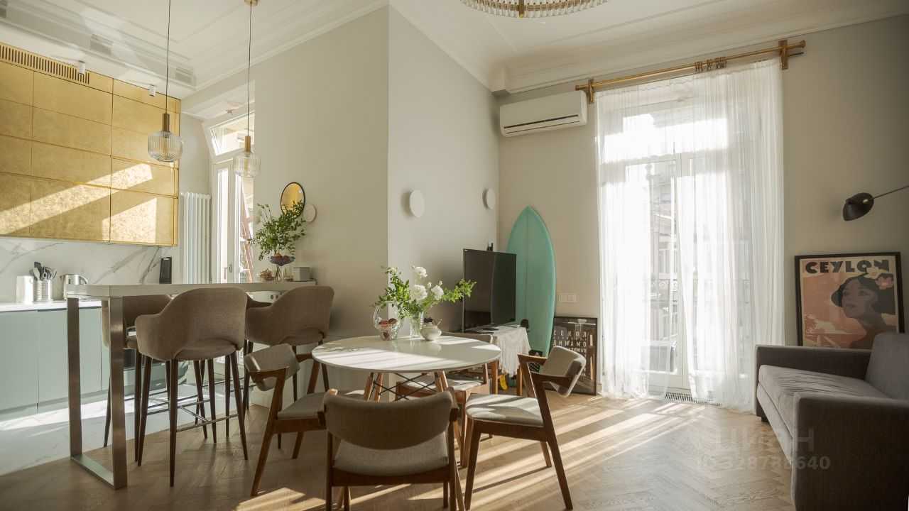 1-комнатная квартира, 63 м²