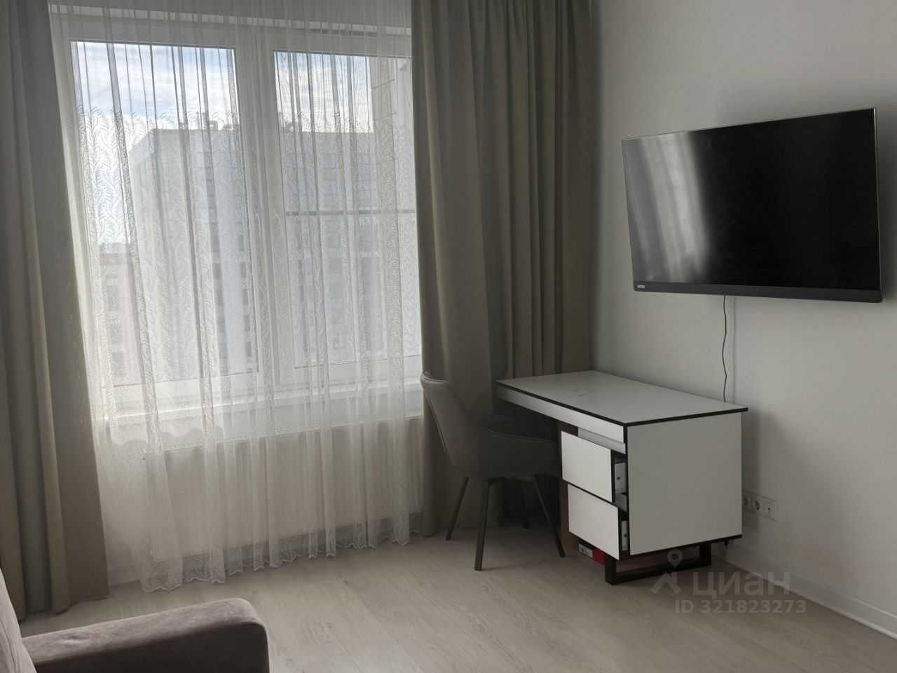 1-комнатная квартира, 35 м²