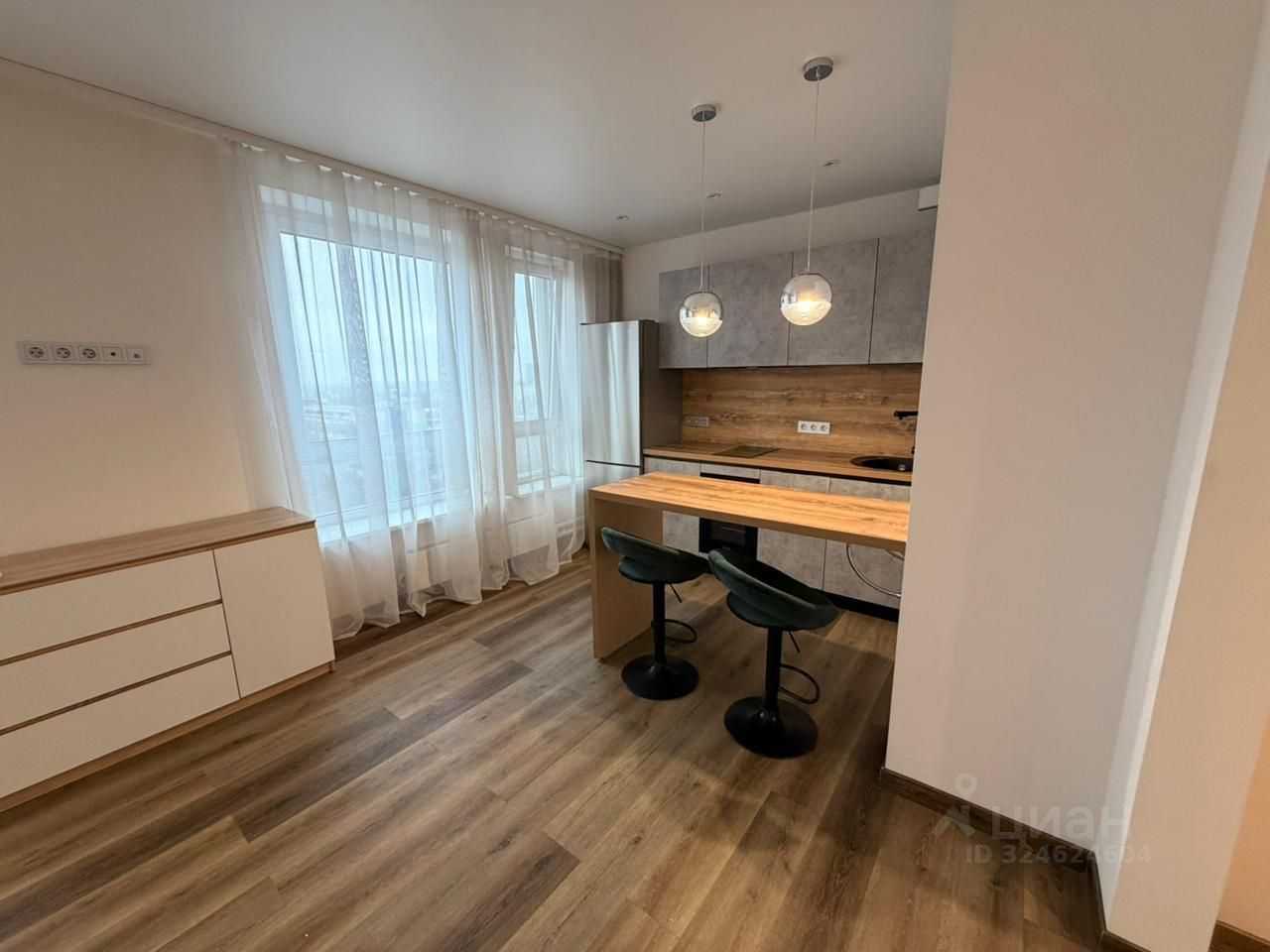 1-комнатная квартира, 35 м²
