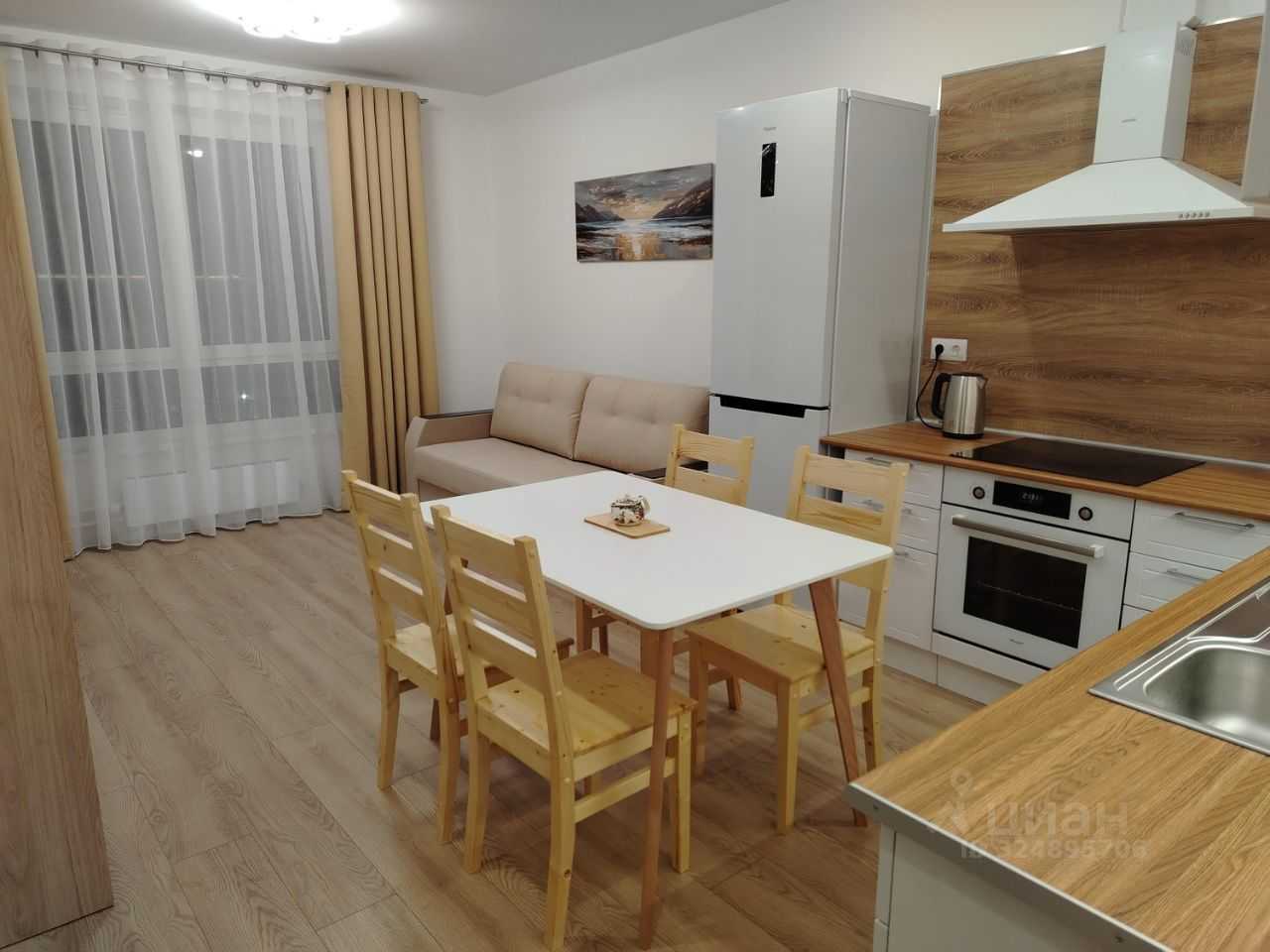 1-комнатная квартира, 44,1 м²