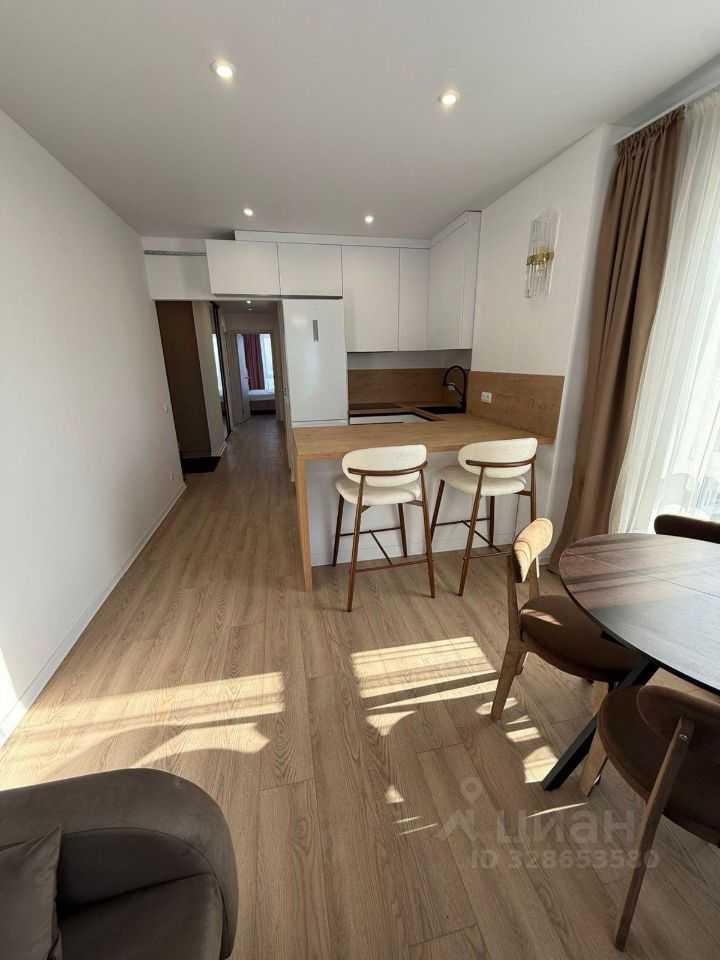 3-комнатная квартира, 62,1 м²