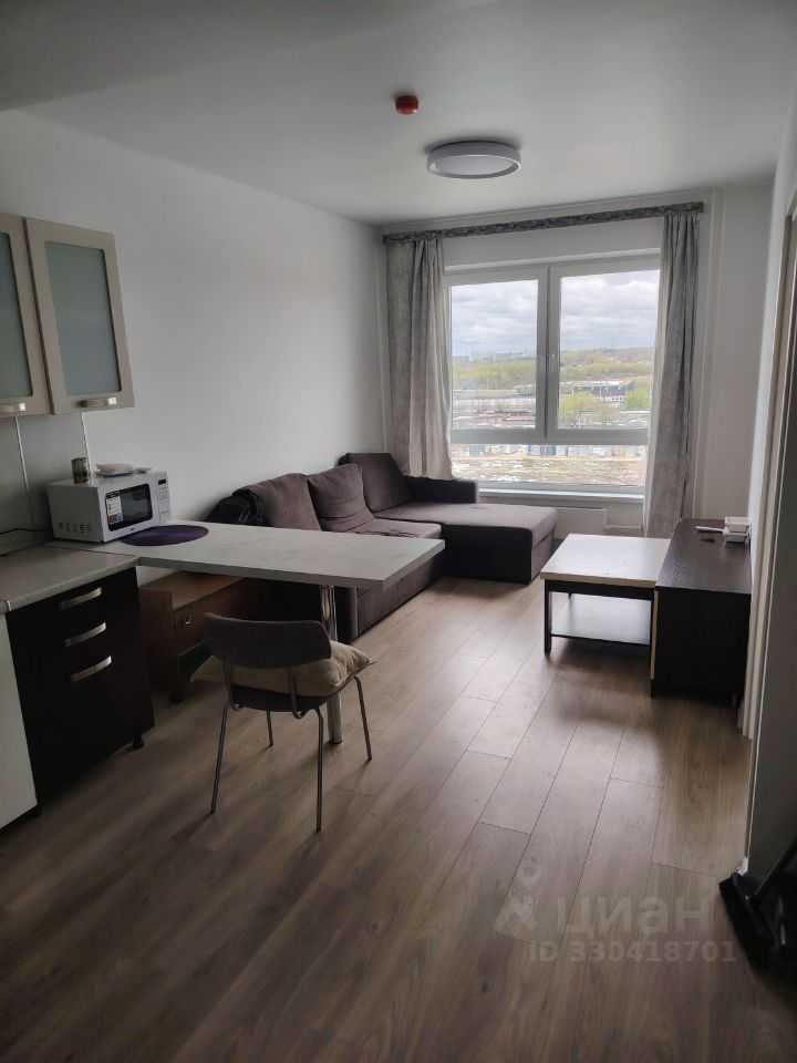 1-комнатная квартира, 33,8 м²