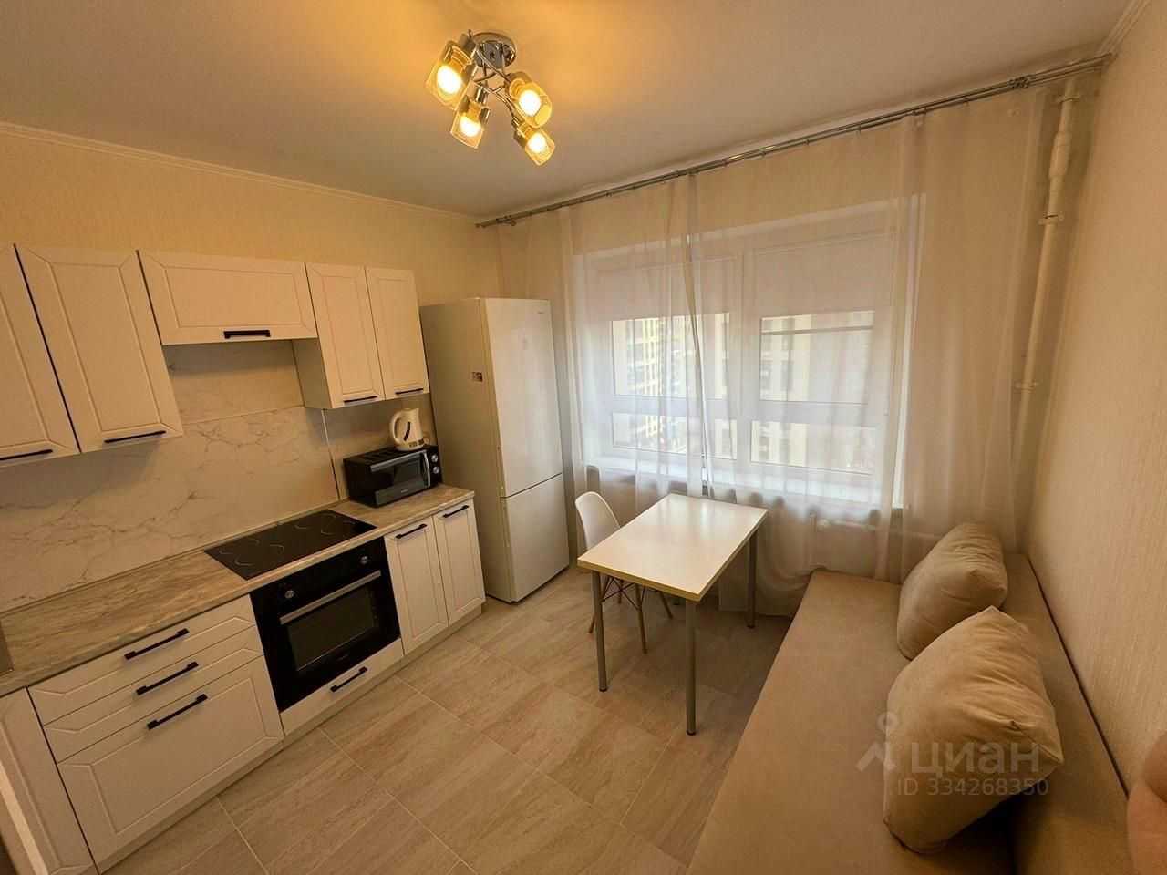 1-комнатная квартира, 38,5 м²