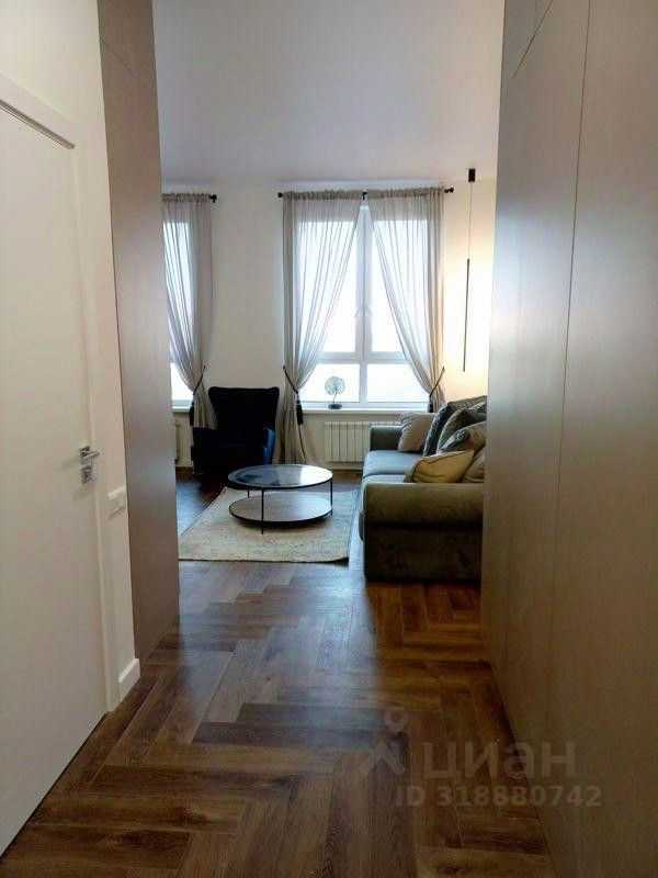 1-комнатная квартира, 29 м² — фотография 2