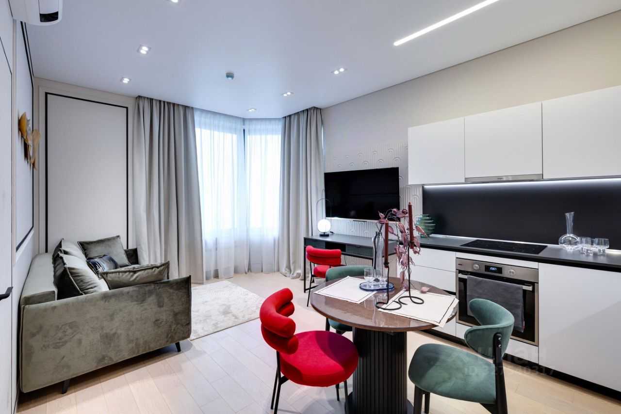 1-комнатная квартира, 43 м² — фотография 2