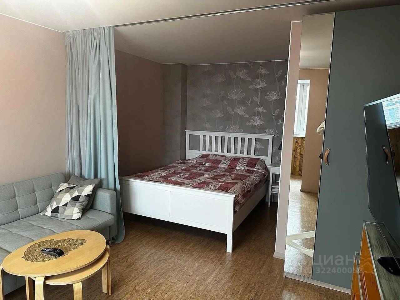 1-комнатная квартира, 37 м² — фотография 3