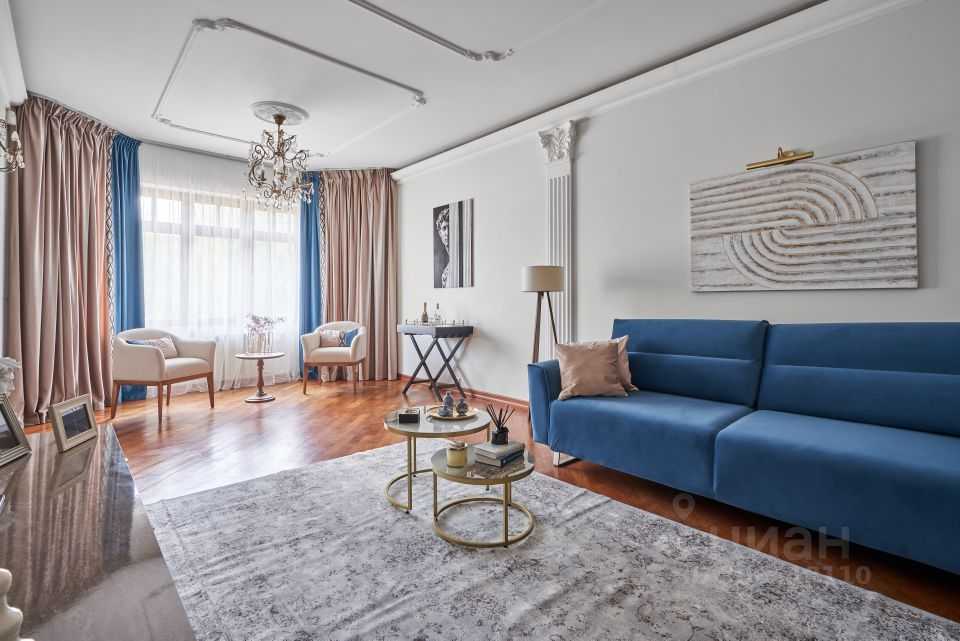 3-комнатная квартира, 136 м²