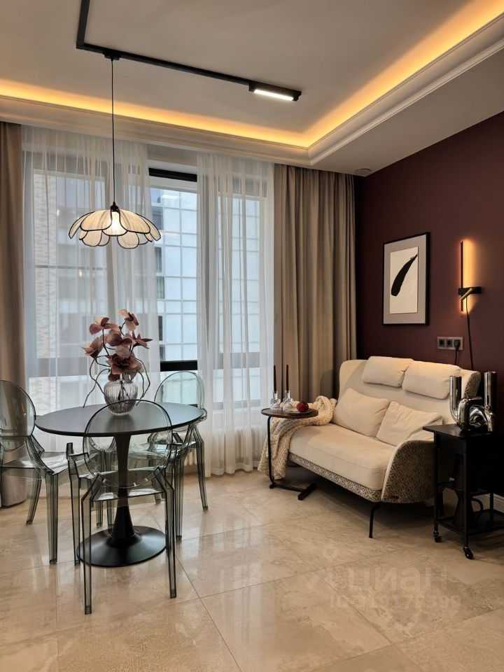 1-комнатная квартира, 44,3 м²