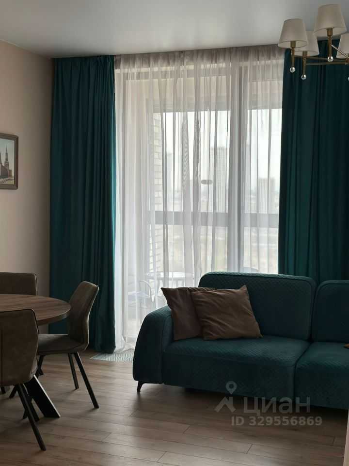 1-комнатная квартира, 54 м²