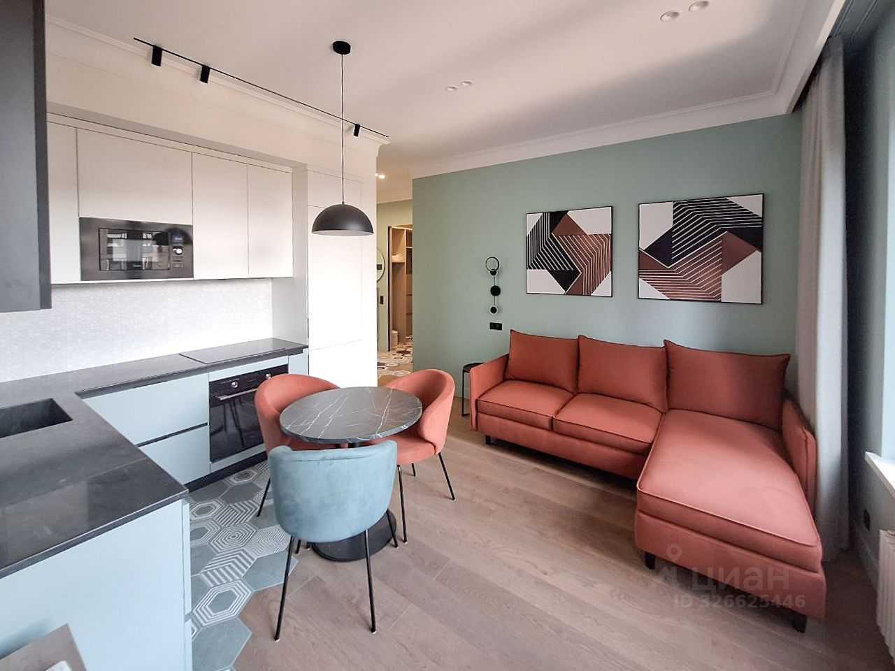 2-комнатная квартира, 43 м² — фотография 3