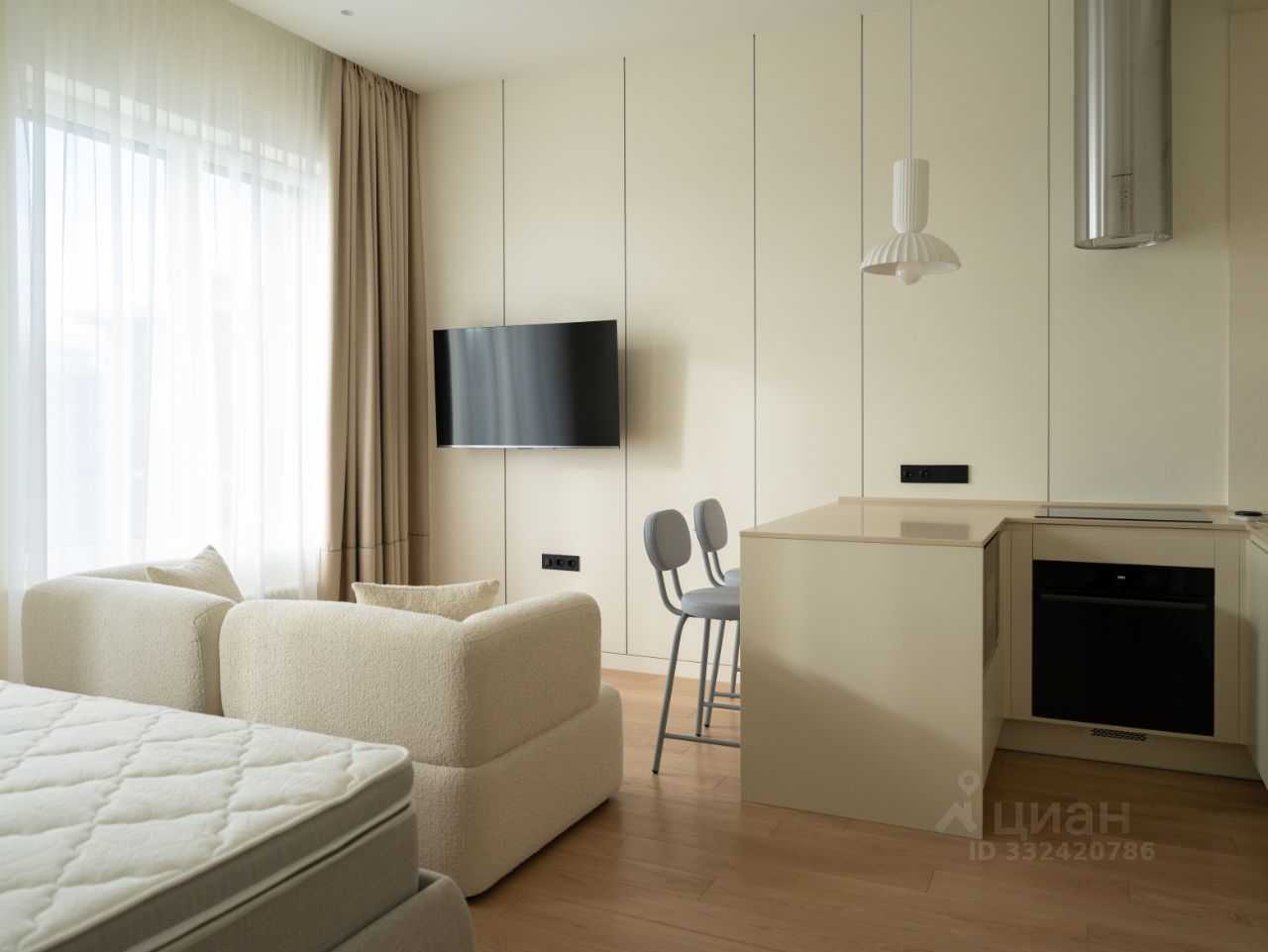 1-комнатная квартира, 36,7 м²