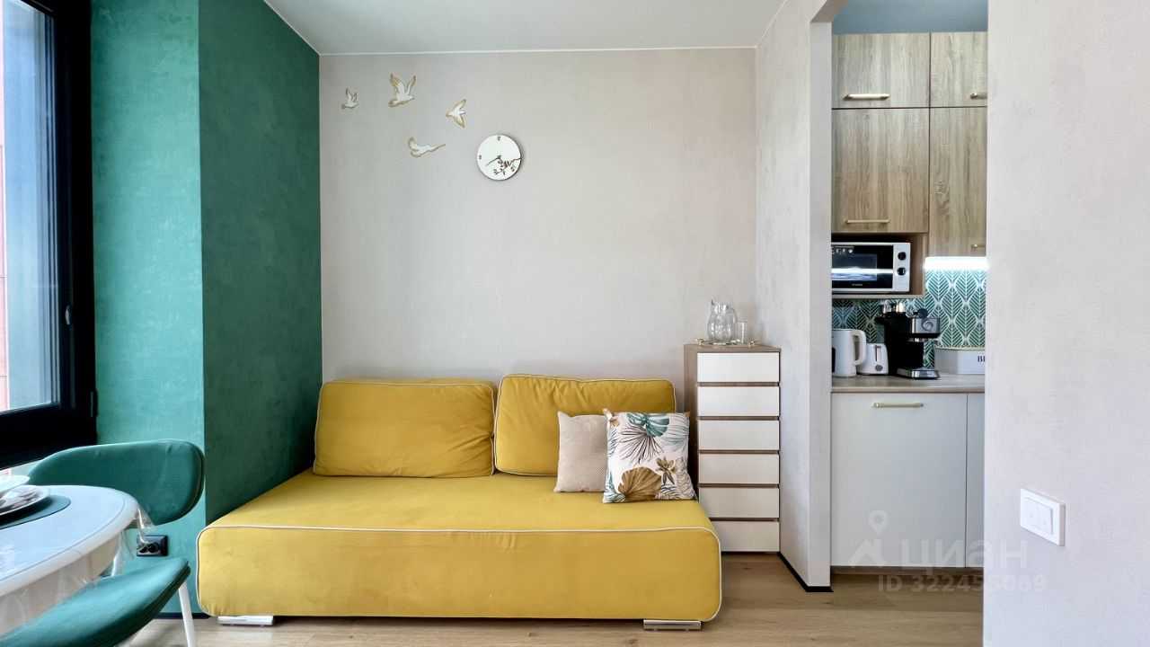 1-комнатная квартира, 28 м² — фотография 2