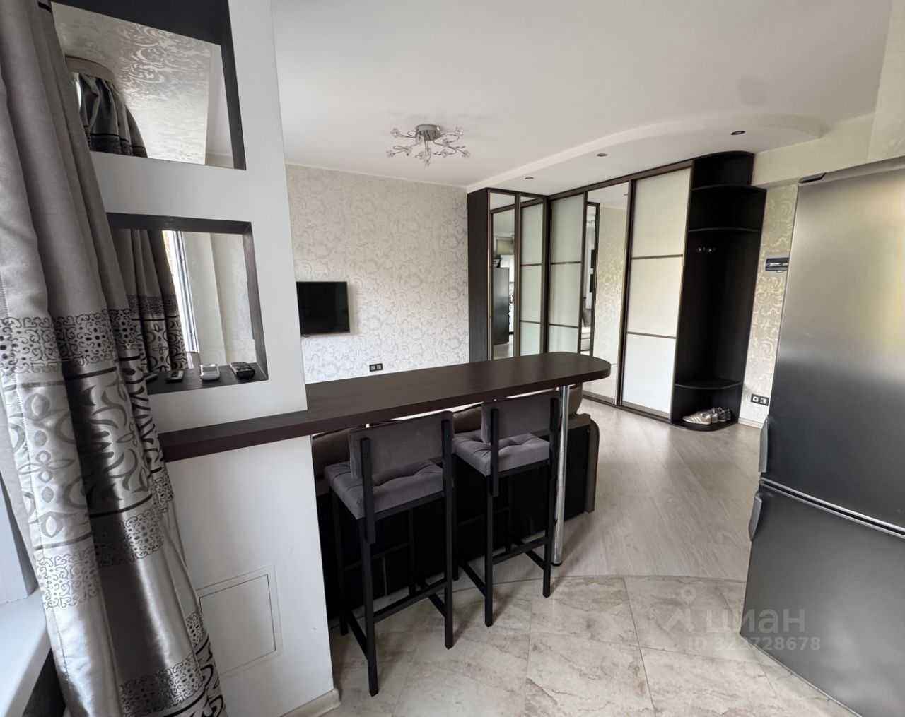 1-комнатная квартира, 26,7 м²