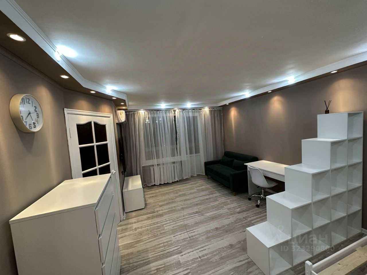1-комнатная квартира, 35 м²