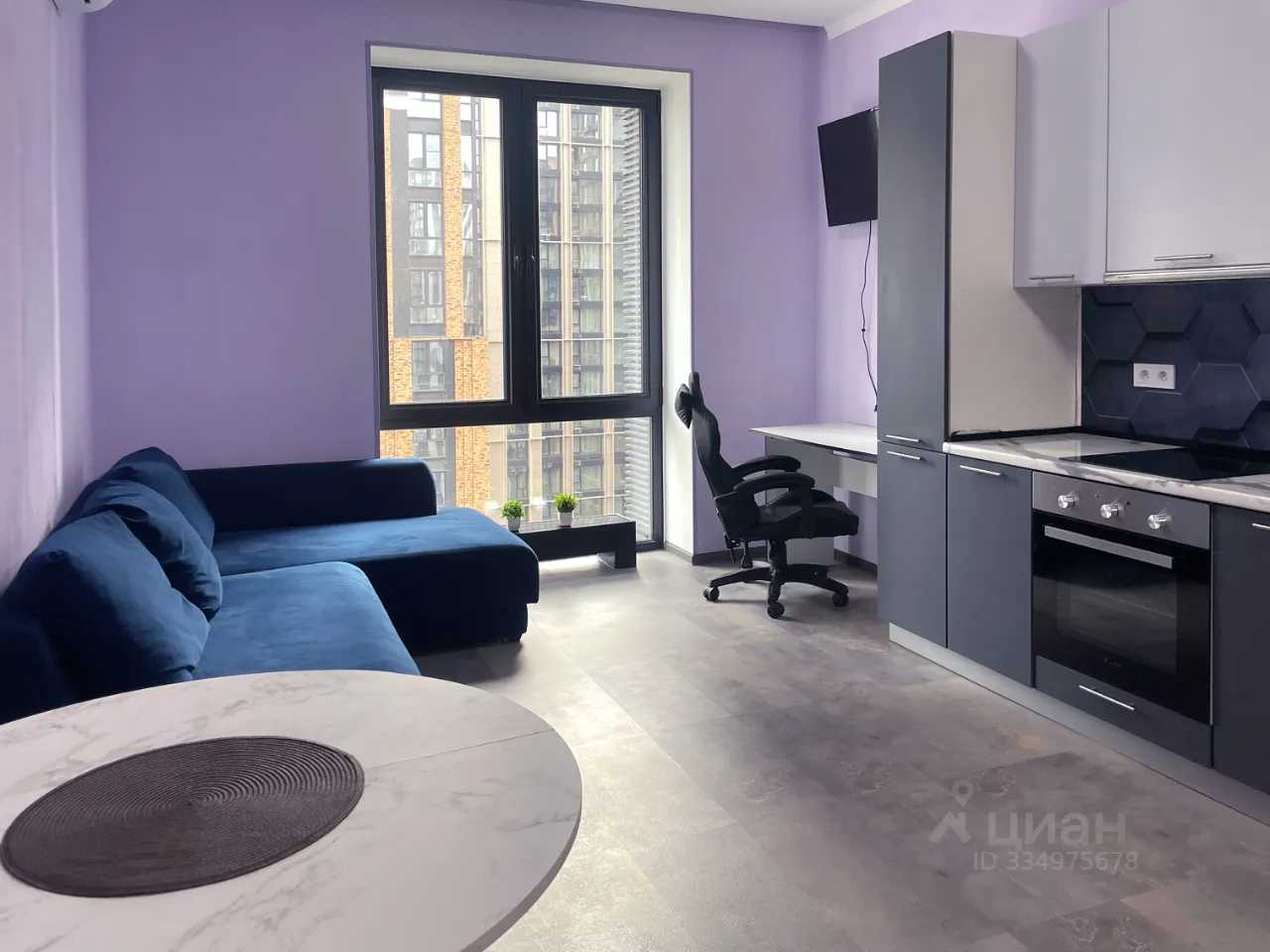 1-комнатная квартира, 41 м²