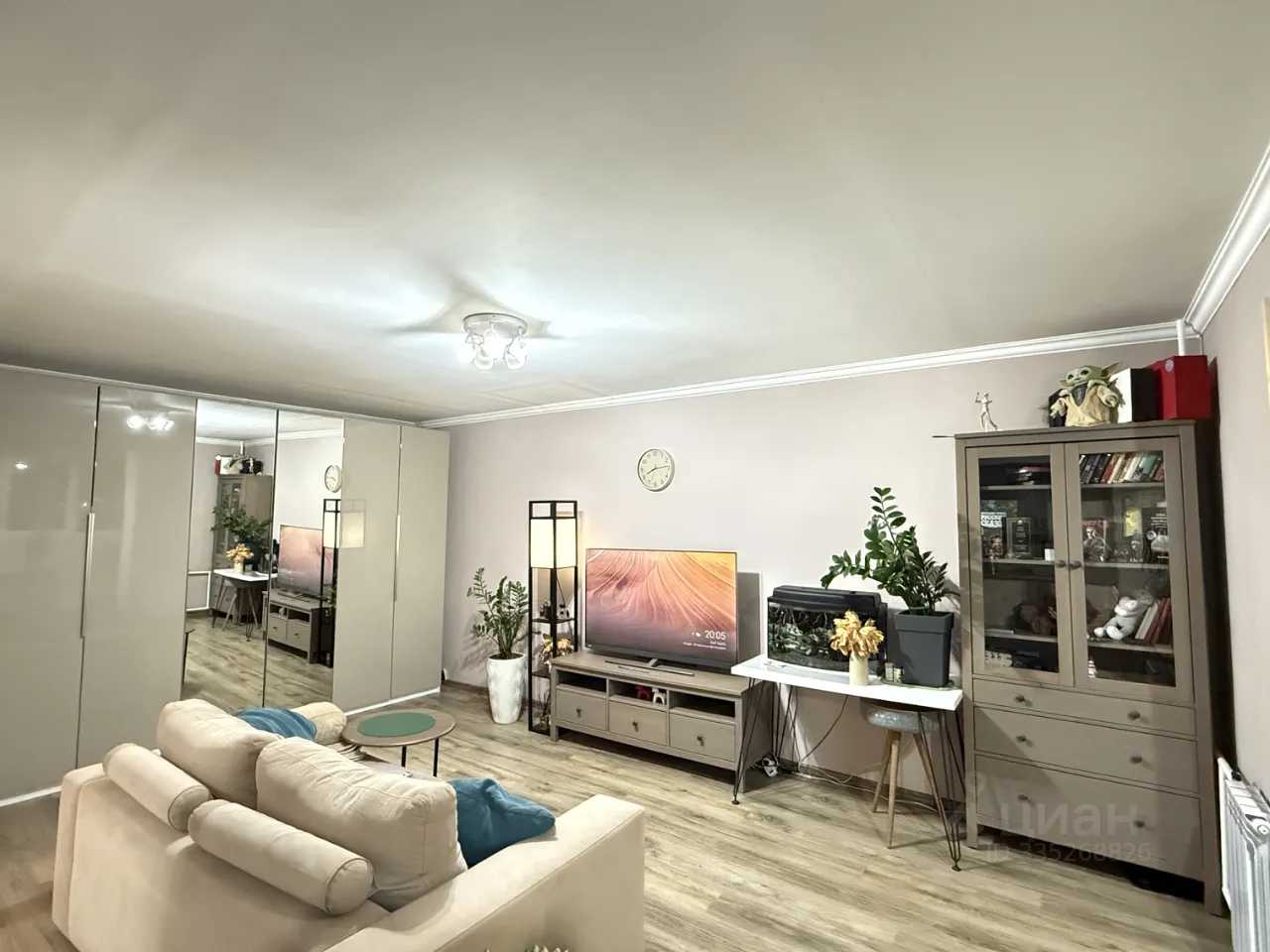 1-комнатная квартира, 48 м²