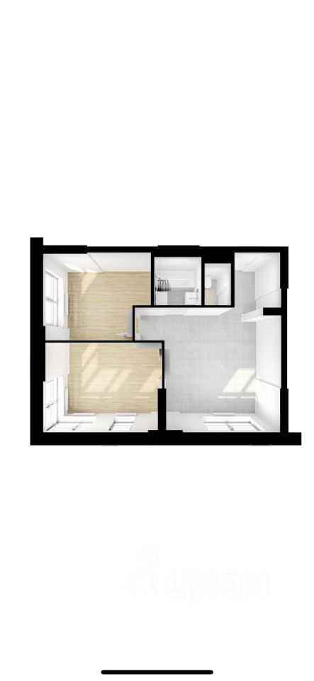 3-комнатная квартира, 52,3 м² — фотография 3