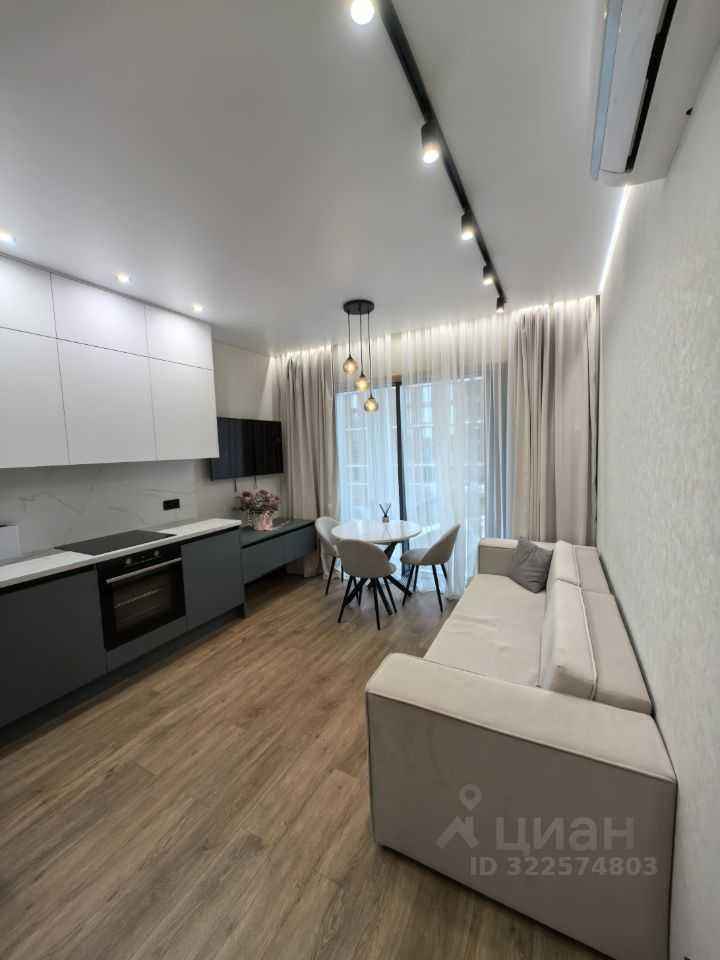 1-комнатная квартира, 39,2 м²