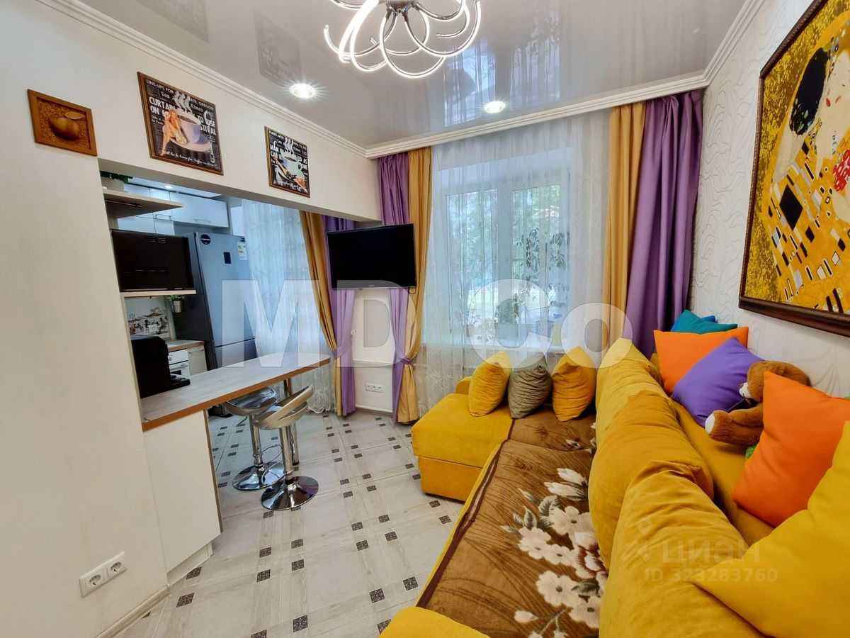 3-комнатная квартира, 53 м²