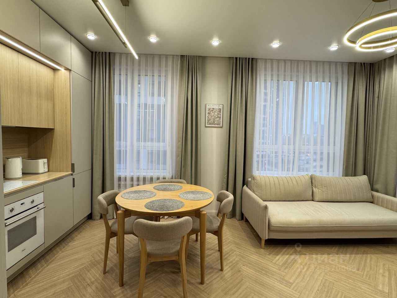 2-комнатная квартира, 56,2 м² — фотография 3