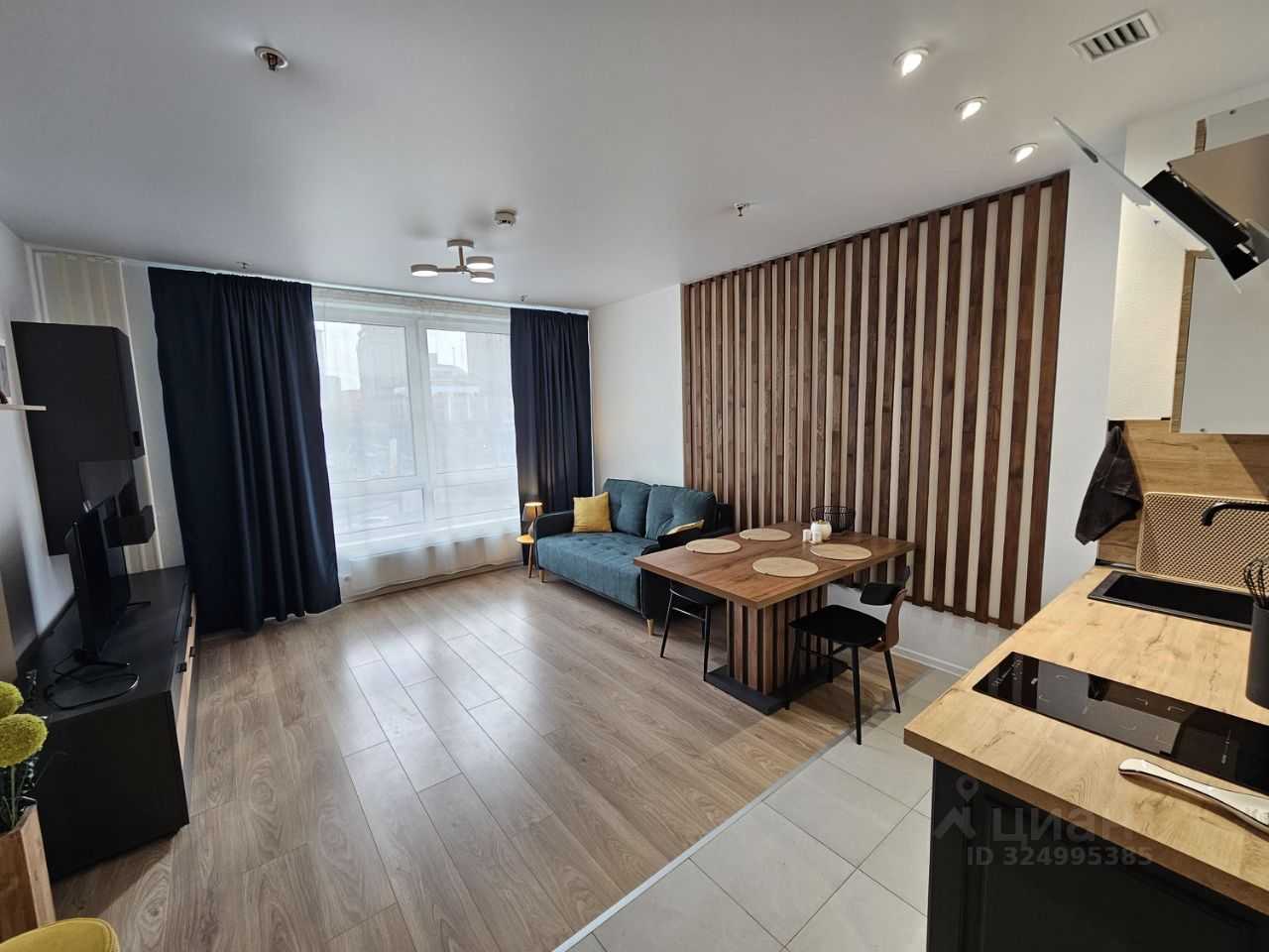 1-комнатная квартира, 27,9 м² — фотография 2