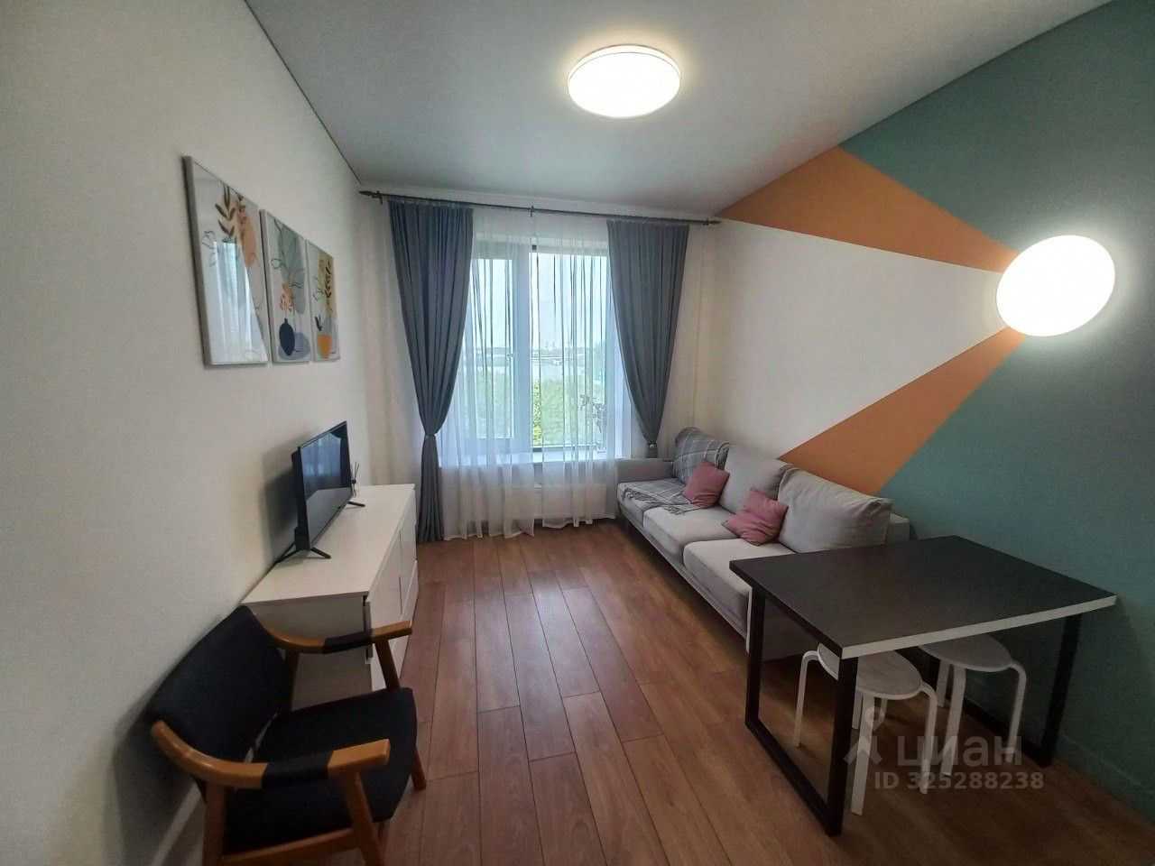 1-комнатная квартира, 23,3 м²