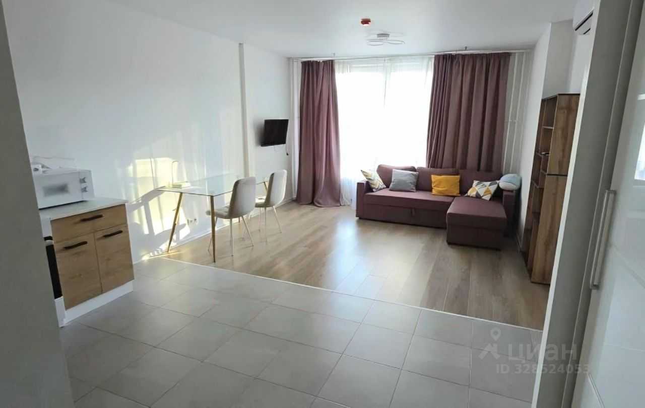 1-комнатная квартира, 45 м²