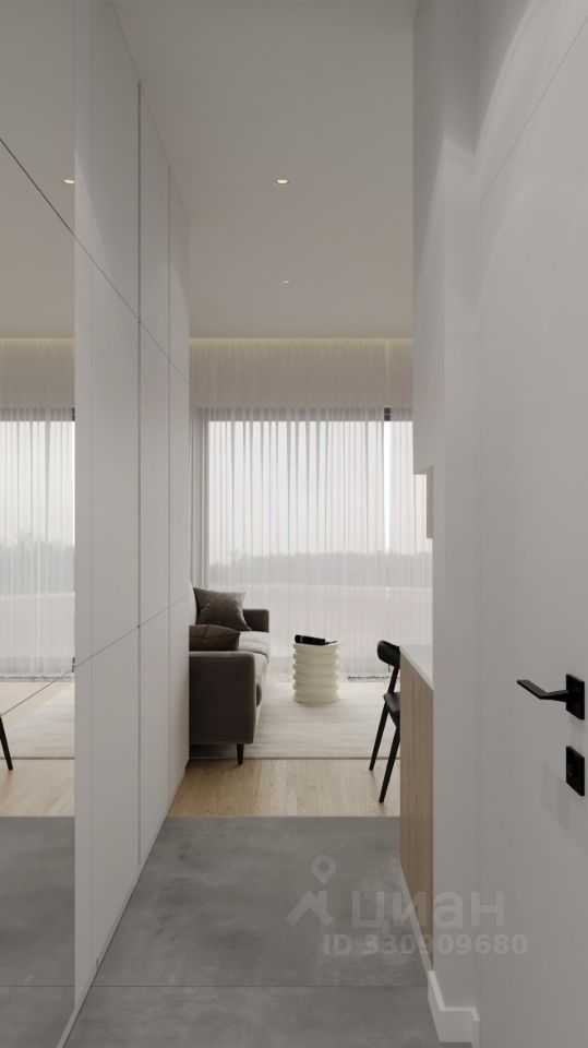 1-комнатная квартира, 24,1 м²