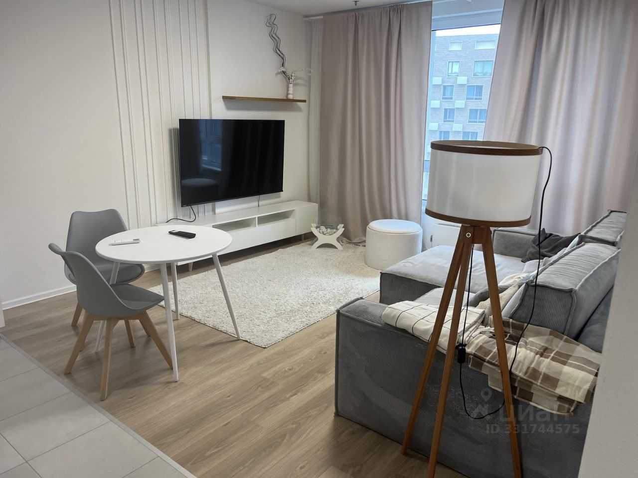 1-комнатная квартира, 45 м²
