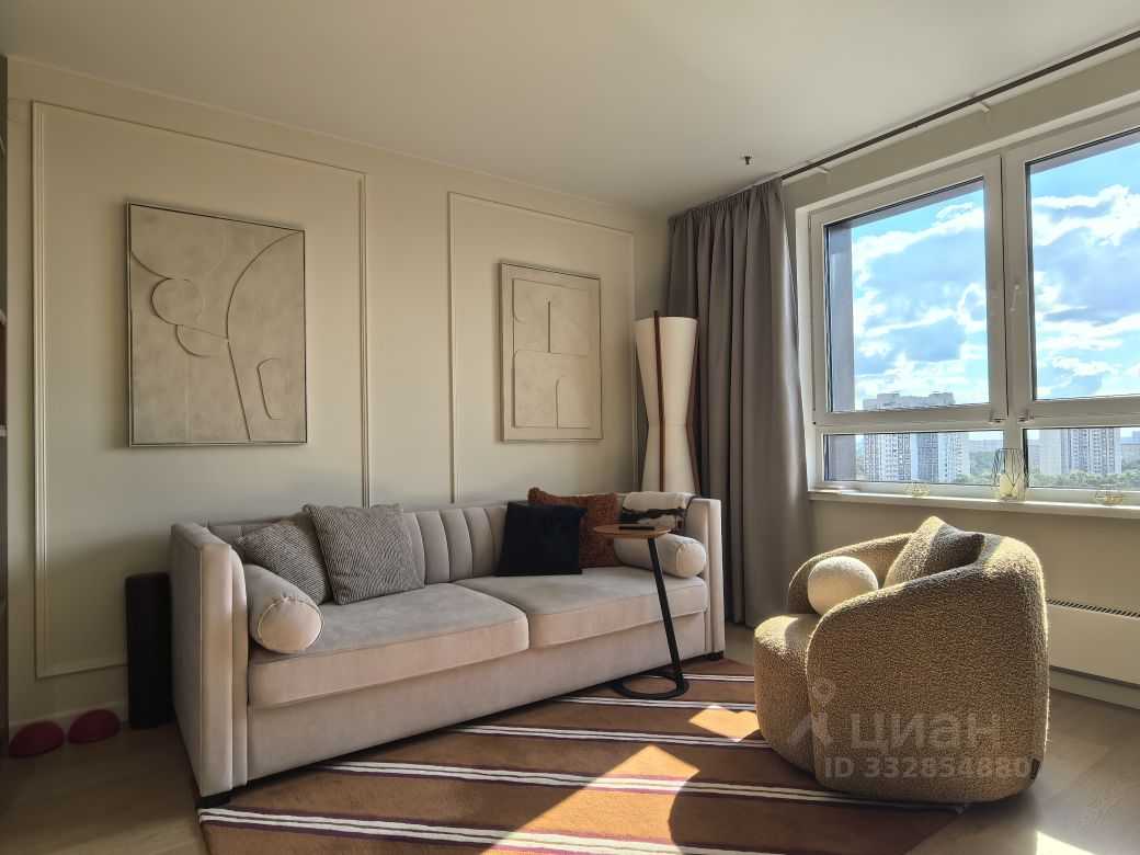 1-комнатная квартира, 45 м²