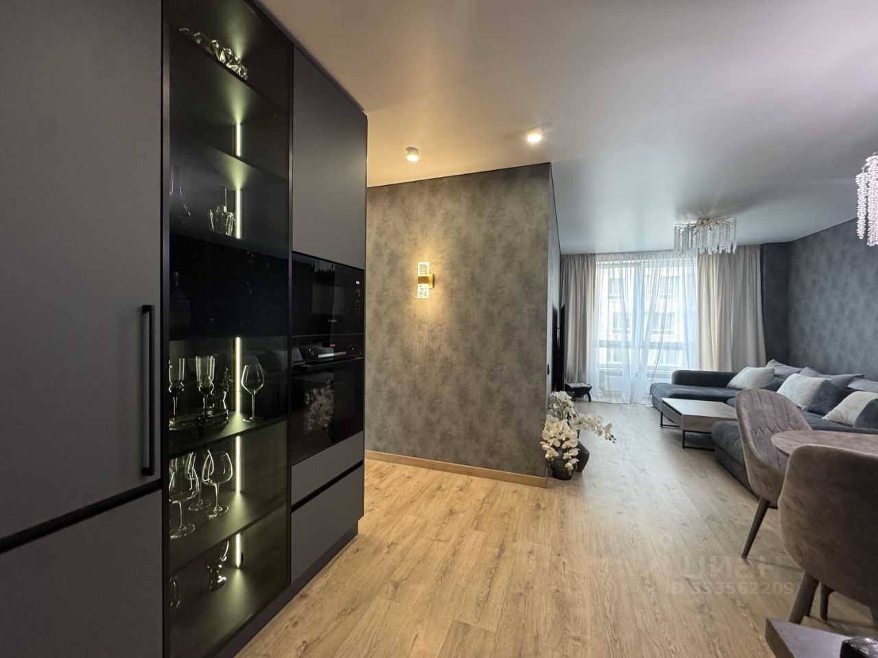 3-комнатная квартира, 96 м² — фотография 3