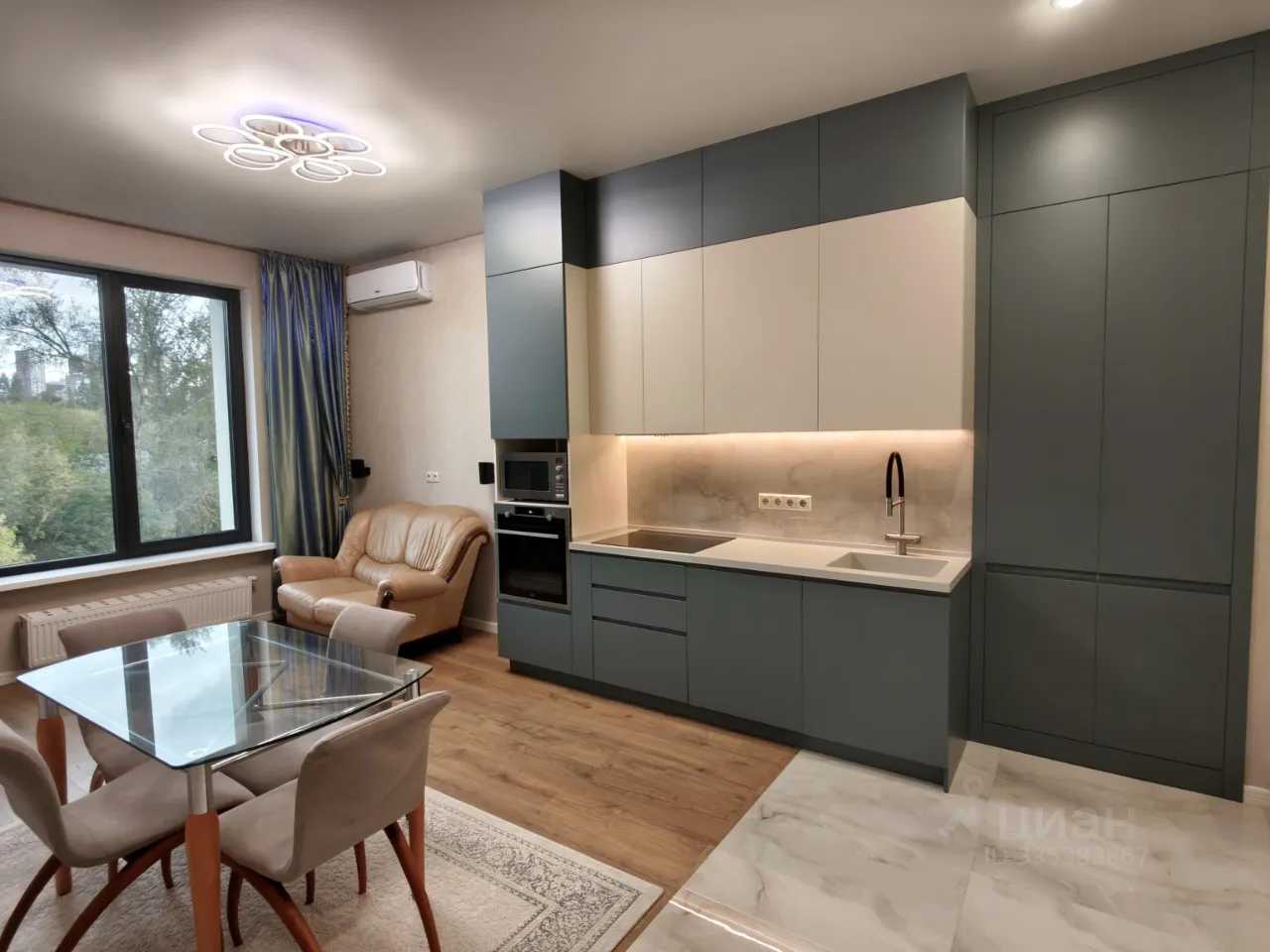 1-комнатная квартира, 45,4 м²