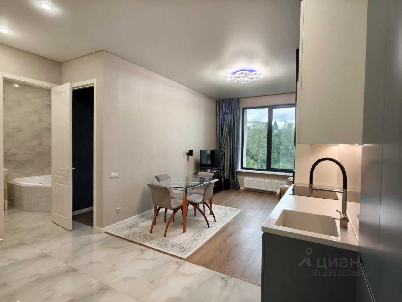 1-комнатная квартира, 45,4 м² — фотография 3