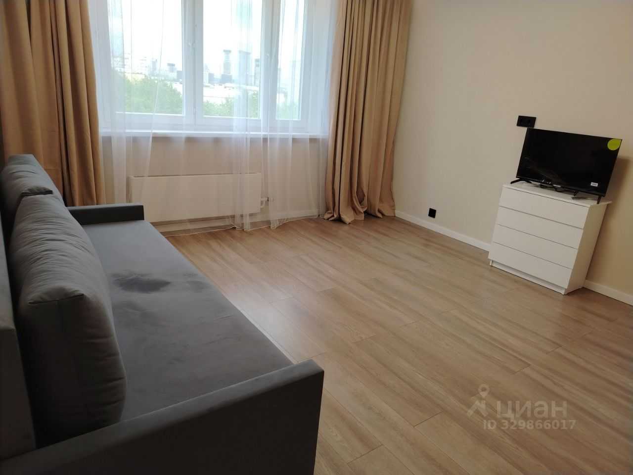 1-комнатная квартира, 37,8 м²