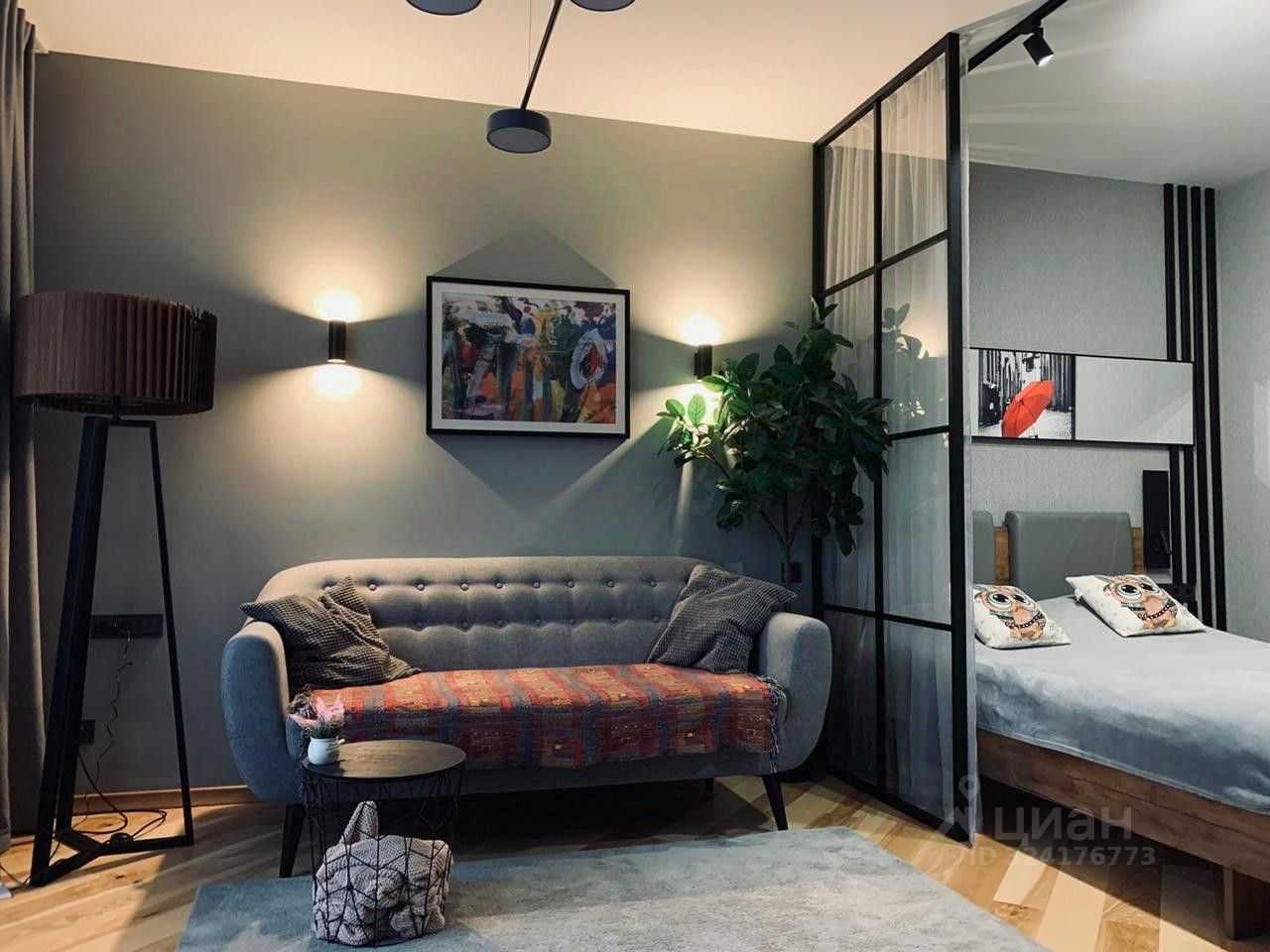 1-комнатная квартира, 34,5 м²