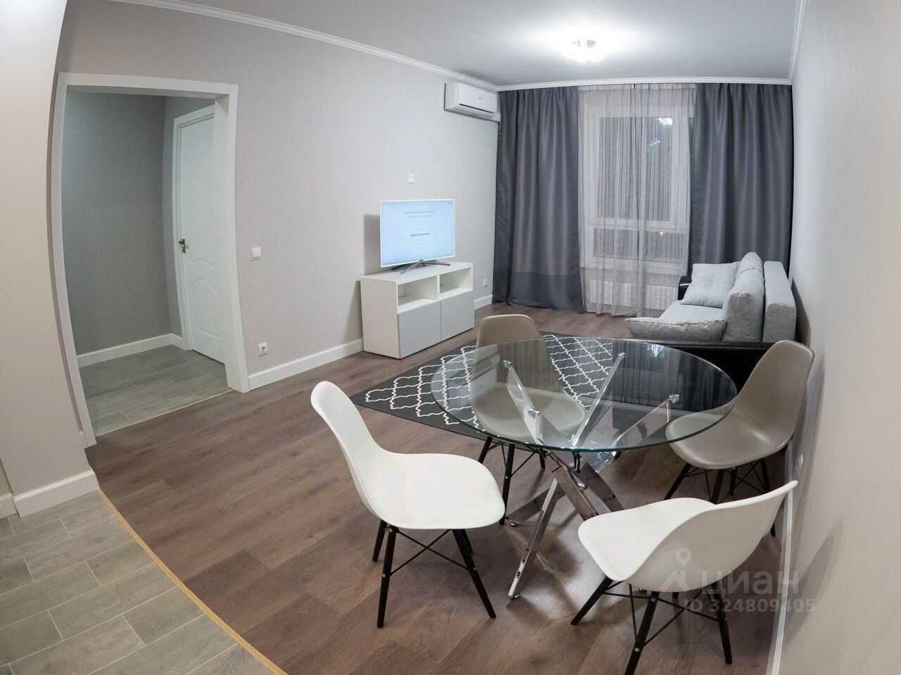 2-комнатная квартира, 55 м²