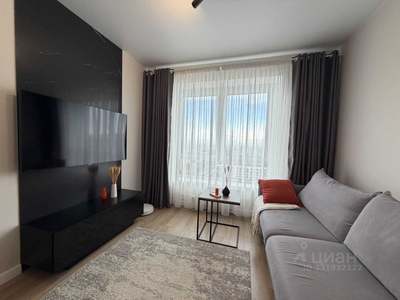 1-комнатная квартира, 35 м²