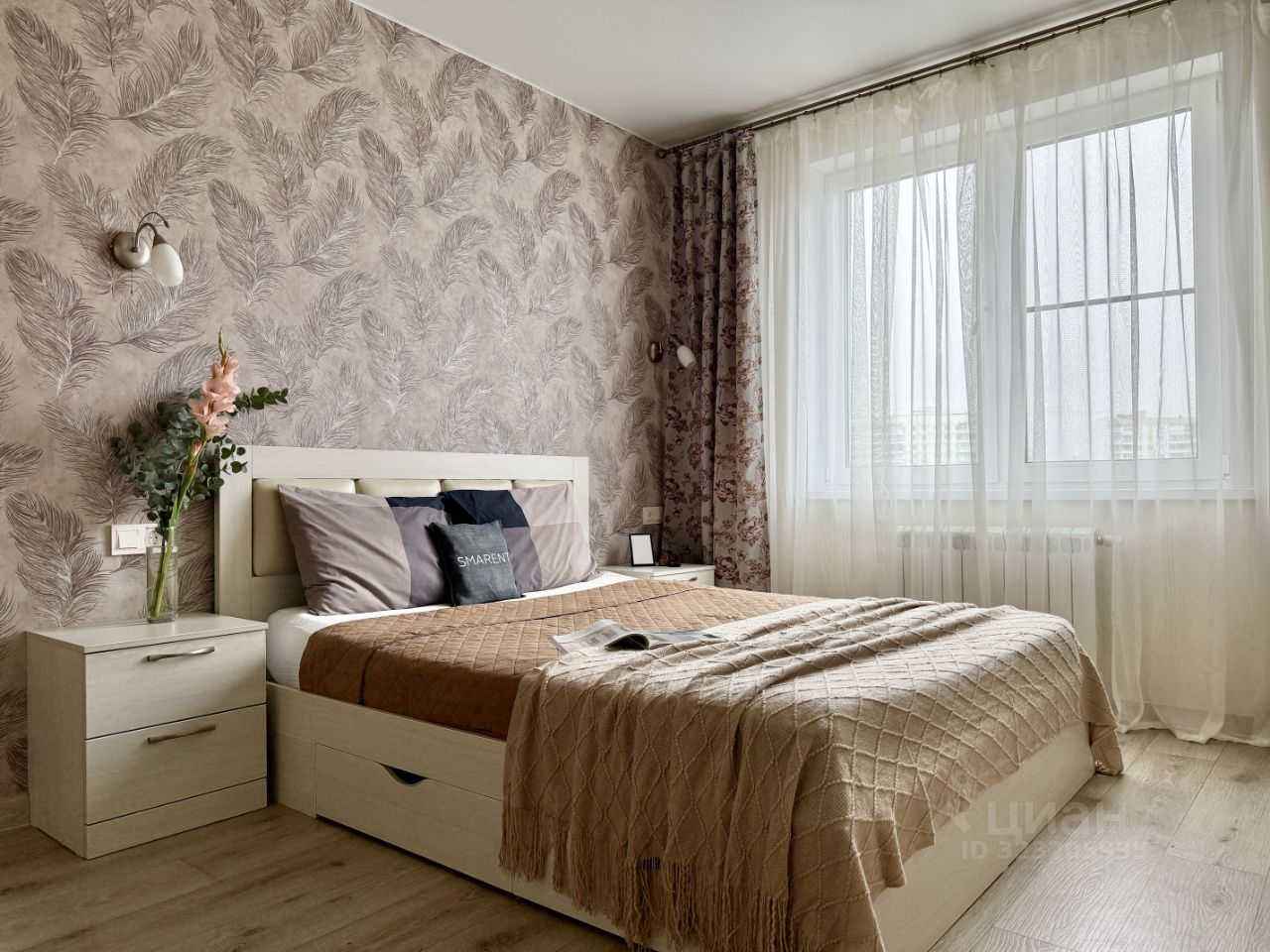 1-комнатная квартира, 36,6 м²