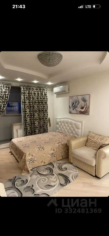 1-комнатная квартира, 36,6 м²