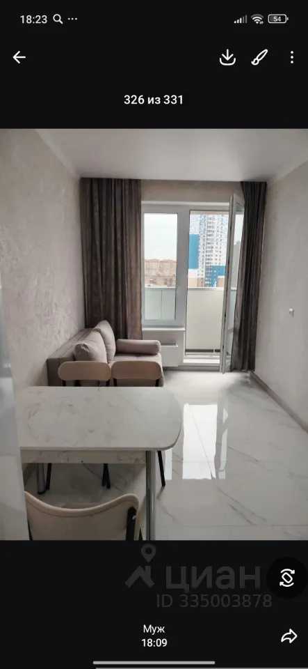 1-комнатная квартира, 40 м² — фотография 2