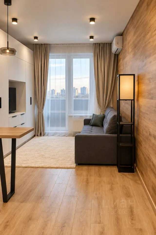 1-комнатная квартира, 27,1 м²
