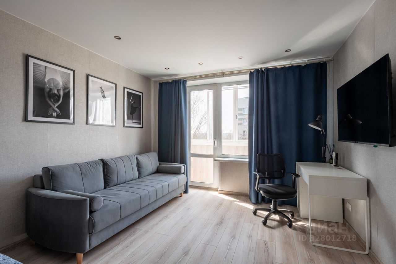 1-комнатная квартира, 35 м² — фотография 2