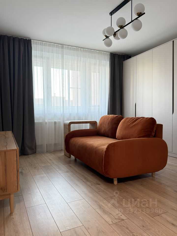 1-комнатная квартира, 39,2 м²