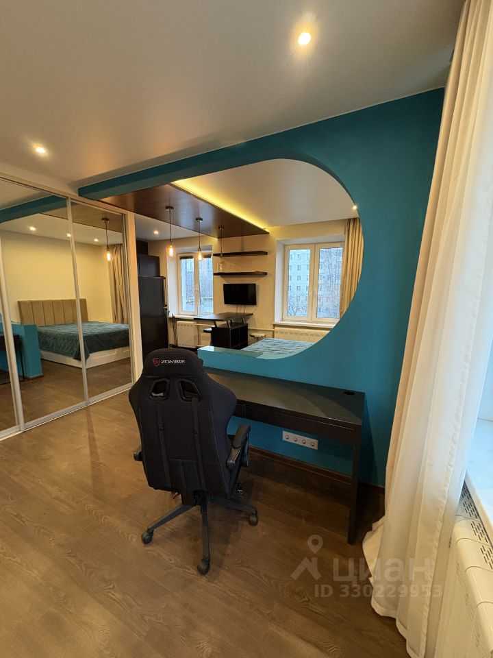 1-комнатная квартира, 35,7 м² — фотография 3