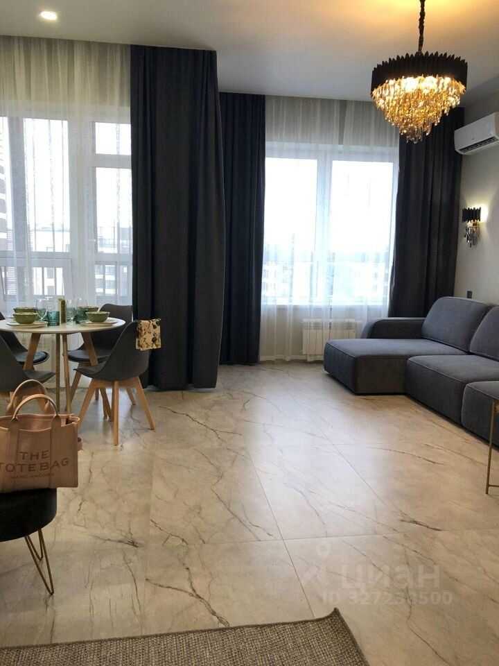 1-комнатная квартира, 57 м² — фотография 2