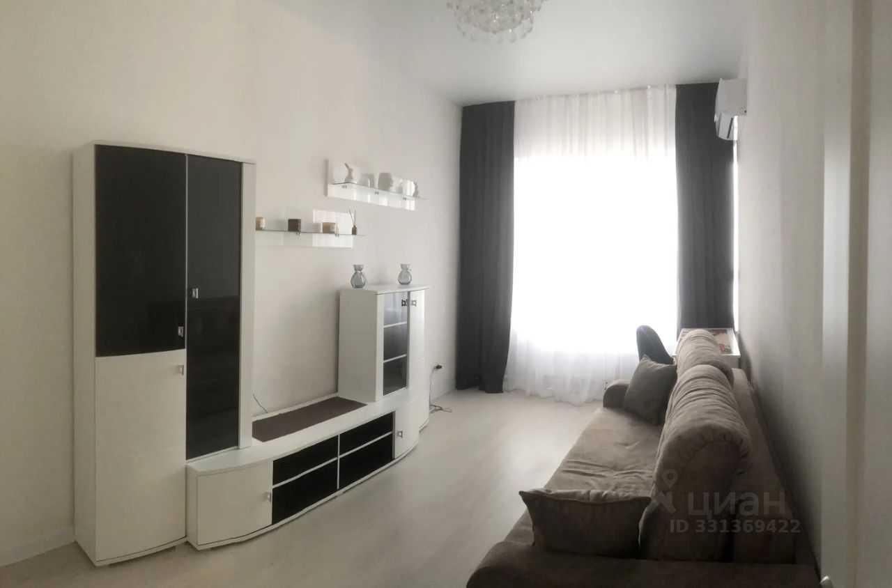 1-комнатная квартира, 39 м²