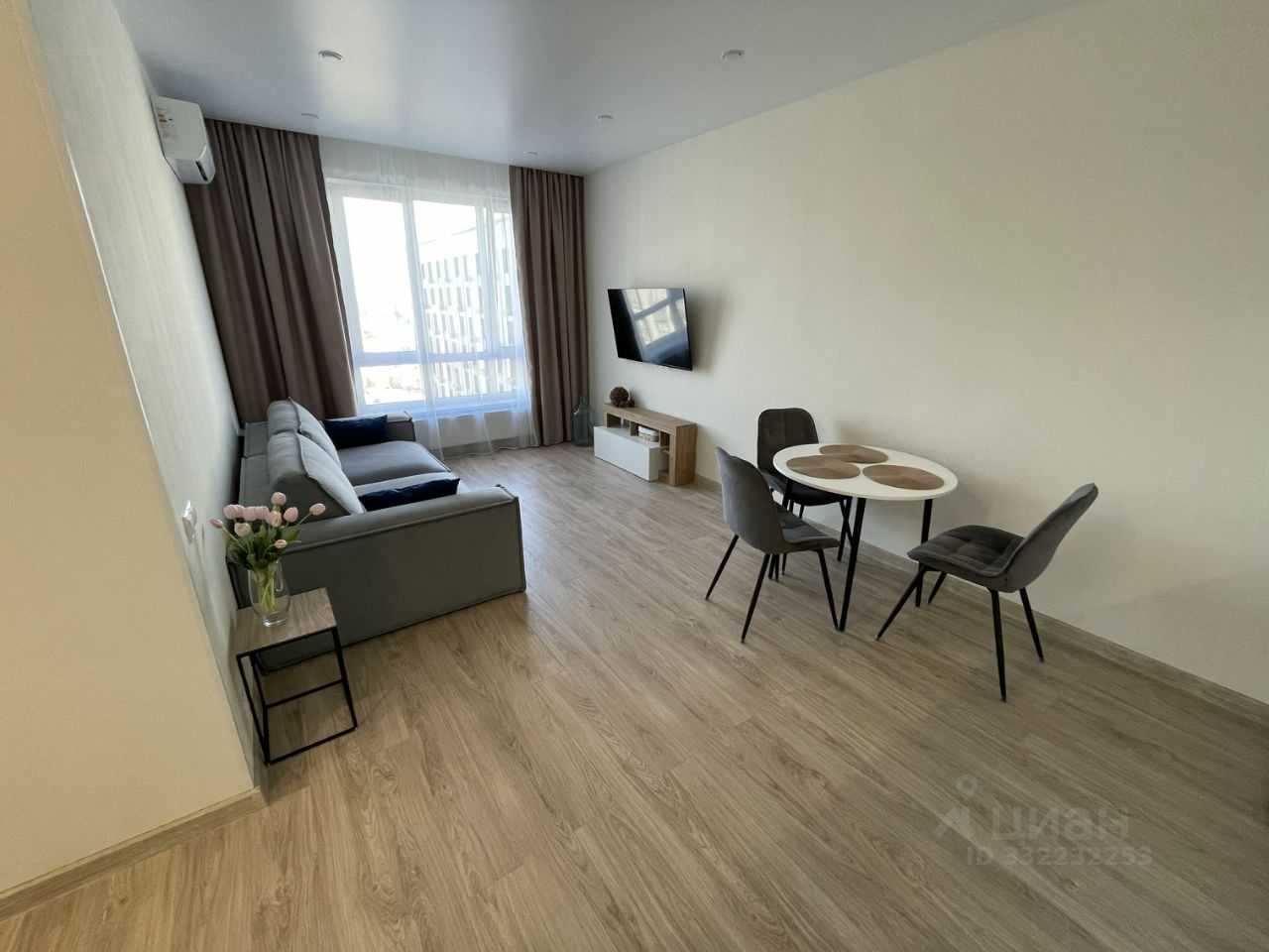 3-комнатная квартира, 55,2 м²