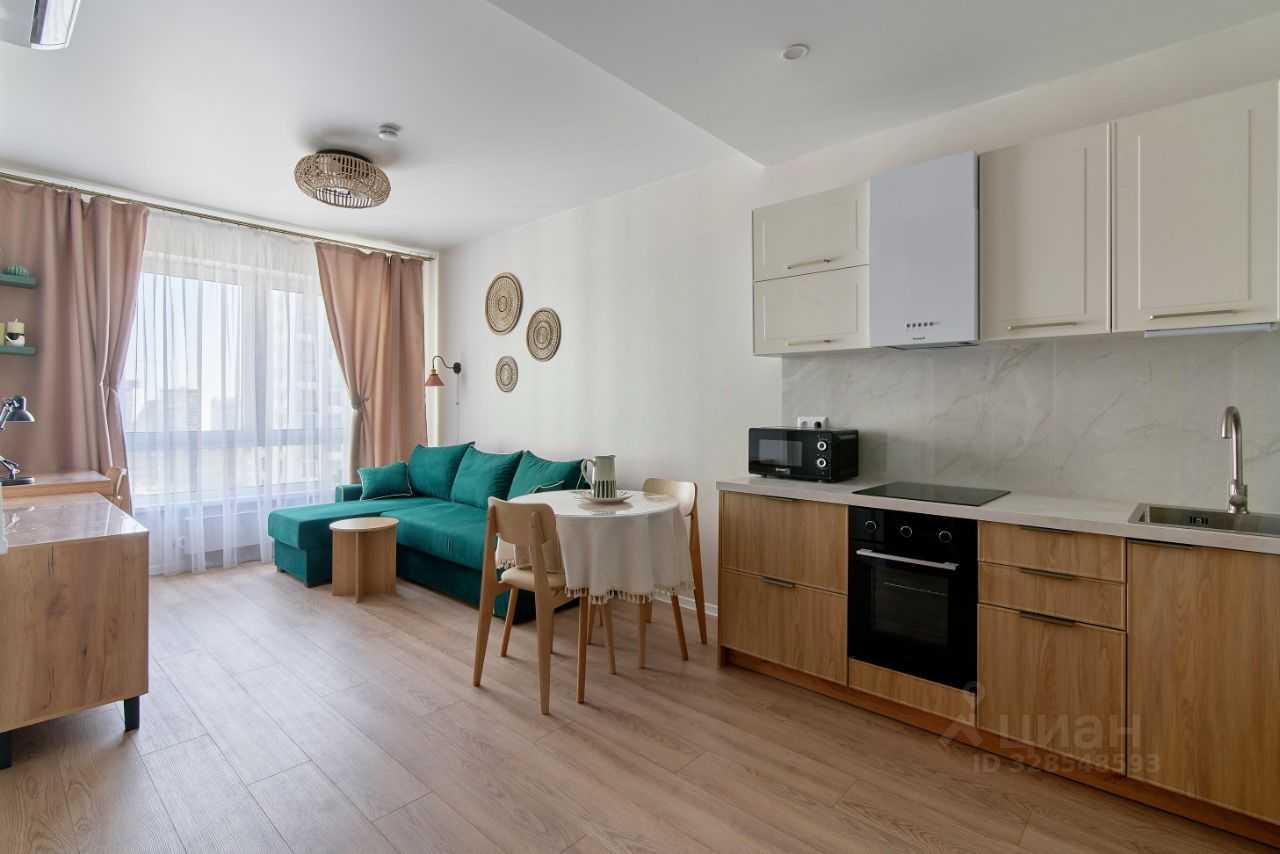 1-комнатная квартира, 33,9 м² — фотография 2