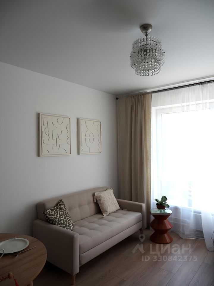 1-комнатная квартира, 41,3 м²