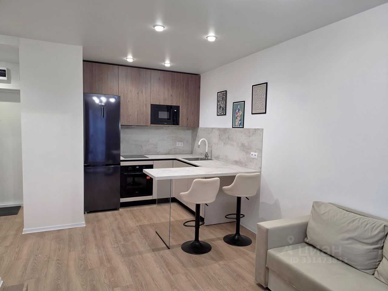 1-комнатная квартира, 36 м² — фотография 2